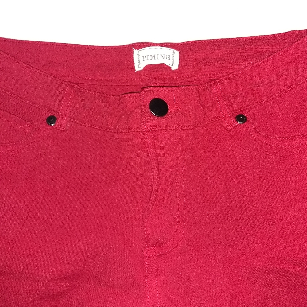 Red jeans